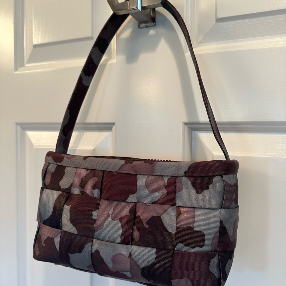 Harveys Camo Small Tote Bag w/ Zipper Rare Color